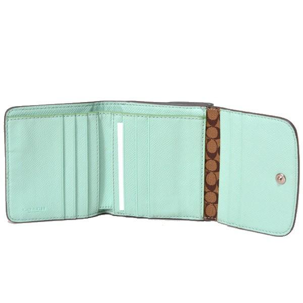 COACH（コーチ） 財布 ラグジュアリー クロスグレーン レザー 二つ折り