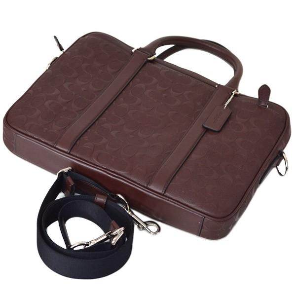 COACH コーチ メンズバッグ メンズ シグネチャー エンボスド レザー