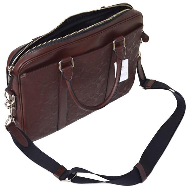 COACH コーチ メンズバッグ メンズ シグネチャー エンボスド レザー