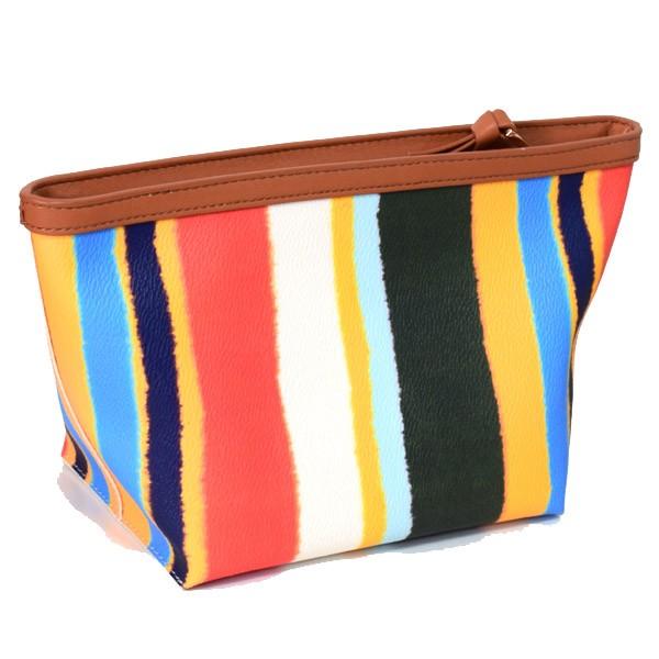 【新品未使用】トリーバーチ レザー ケリントン トライアングル コスメポーチ 新品未使用】トリーバーチ レザー ケリントン トライアングル