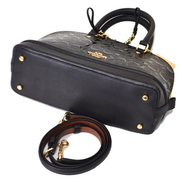 COACH（コーチ） バッグ パテント エンボスド レザー ミニ ドームド