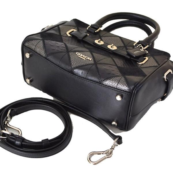 COACH（コーチ） バッグ スエード パッチワーク スワッガー キャリー 