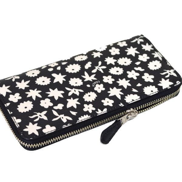 COACH（コーチ） 長財布 グラフィック フローラル プリント