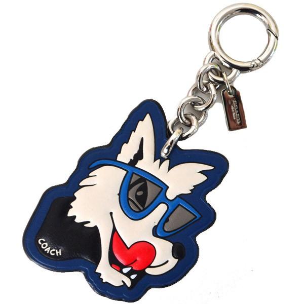 コーチ キーホルダー COACH ウルフ レザー キーリング チャーム キーホルダー マルチ 58886 58886ブランド専門店 パイク