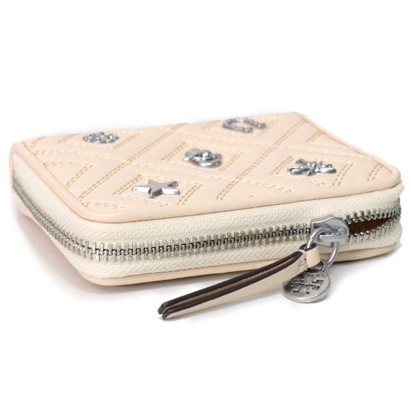 トリーバーチ　フレミングチャームウォレット　2つ折り財布　レザー　レディース TORY BURCH（トリーバーチ） 財布 レザー フレミング チャーム