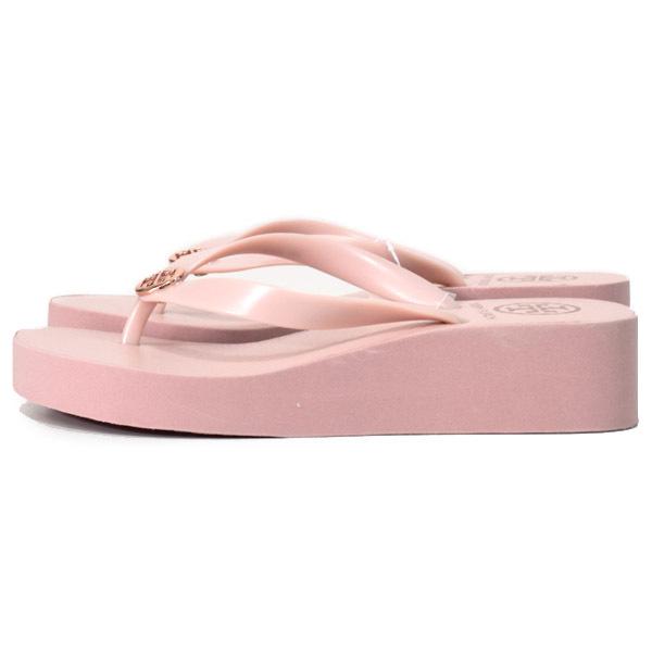 TORY BURCH トリーバーチ サンダル ラバー ロゴ ウェッジ 厚底 TORY BURCH トリーバーチ サンダル ラバー ロゴ ウェッジ 厚底