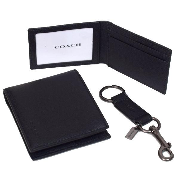 COACH（コーチ） メンズ小物 メンズ レザー 二つ折り財布+カードケース