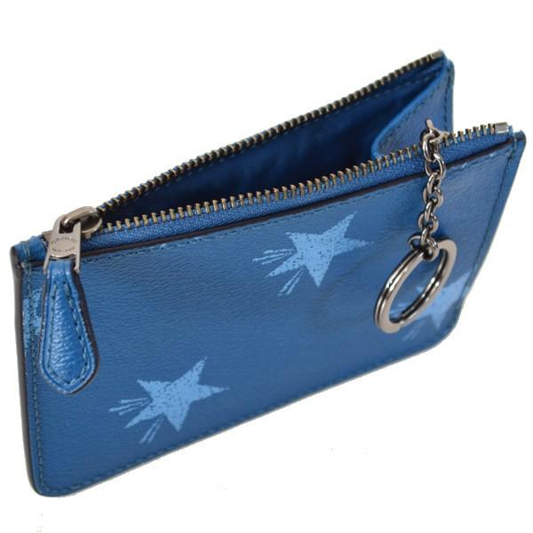 COACH（コーチ） 小銭入れ スター キャニオン 星柄 スキニー コイン 
