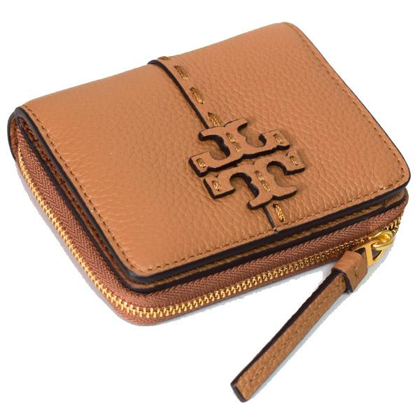 新品 トリーバーチ TORY BURCH 2つ折り財布 マックグロー ティラミス TORY BURCH（トリーバーチ） 並行輸入 2つ折り財布 マックグロー