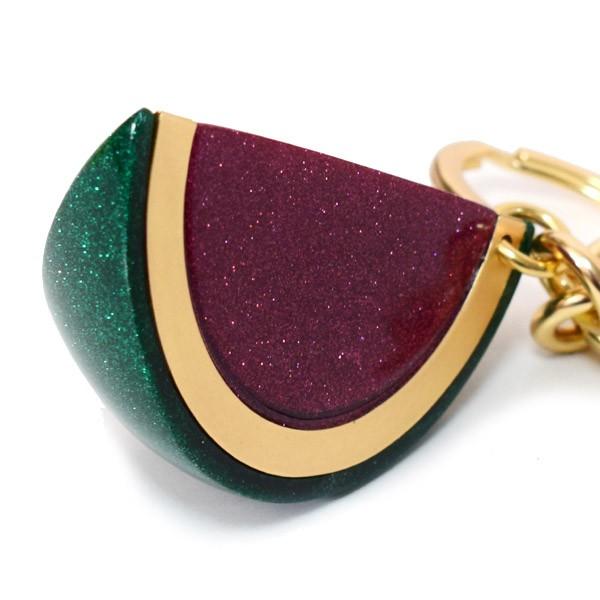 COACH コーチ 新品 立体スイカグリッター キーホルダー チャーム