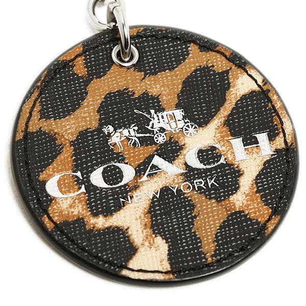 COACH コーチ キーホルダー レザー オセロット ヒョウ柄 COACH コーチ キーホルダー レザー オセロット ヒョウ柄