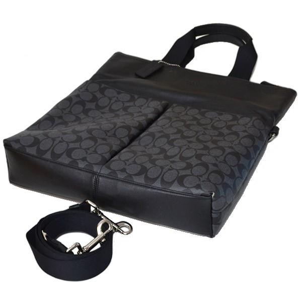 COACH（コーチ） メンズバッグ レザー シグネチャー フォルド オーバー