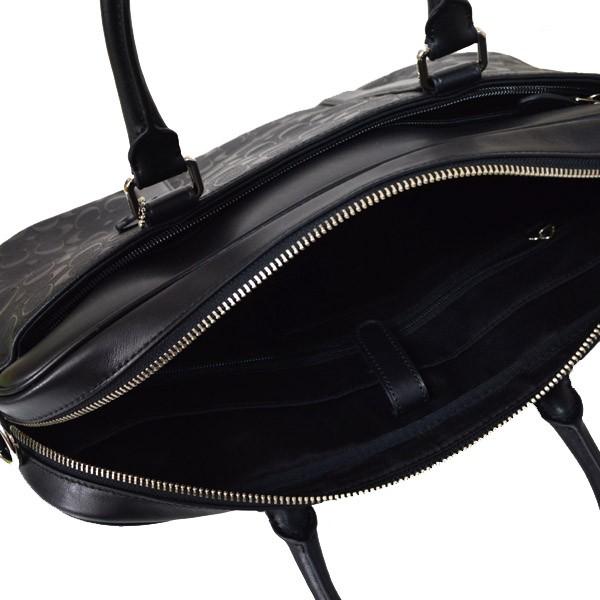 COACH ブラック レザービジネスバッグ コーチ COACH コーチ ビジネスバッグ メンズ COACH アウトレット