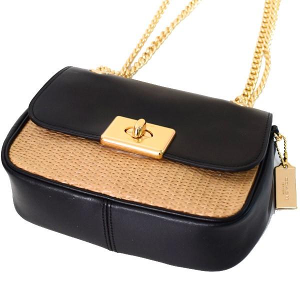 COACH（コーチ） バッグ シンセティックストロー スムースレザー