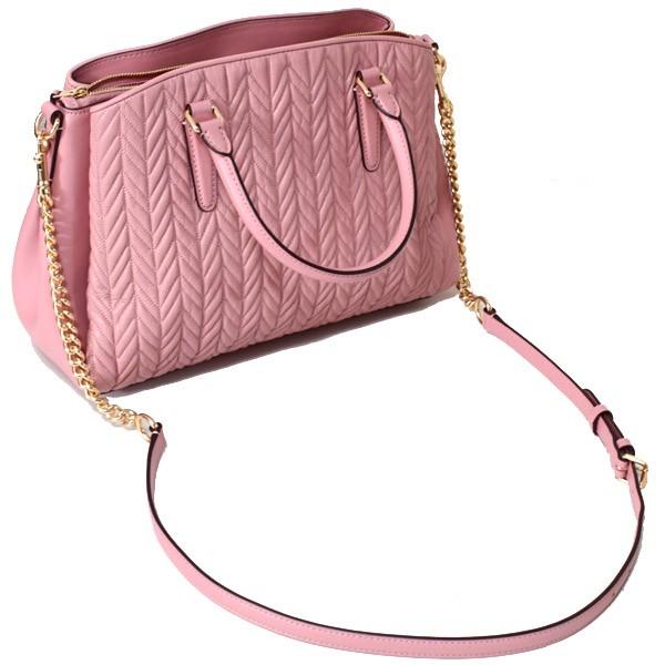 COACH（コーチ） バッグ カーフレザー キルティング セージ キャリ 