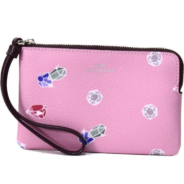 コーチ マルチポーチ Coach ディズニー コラボ コーティングキャンバス スムースレザー 白雪姫 七人の小人 リストレット ポーチ チューリップマルチ Supersport Tn