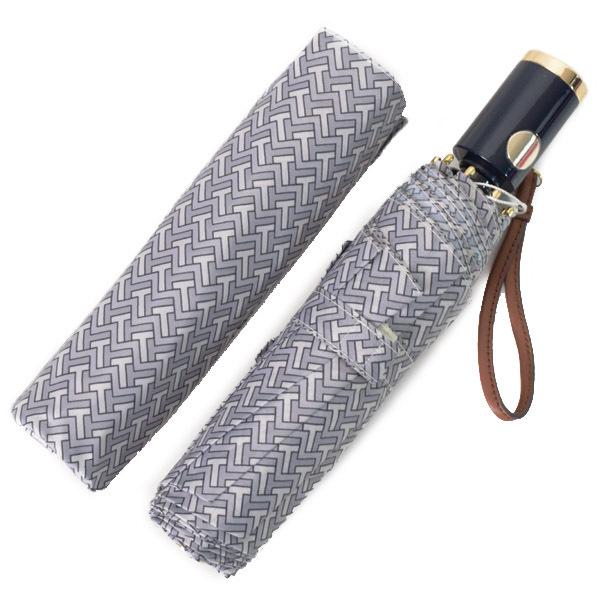 TORY BURCH（トリーバーチ） 傘 ポリエステル T ジグザグ プリンテッド