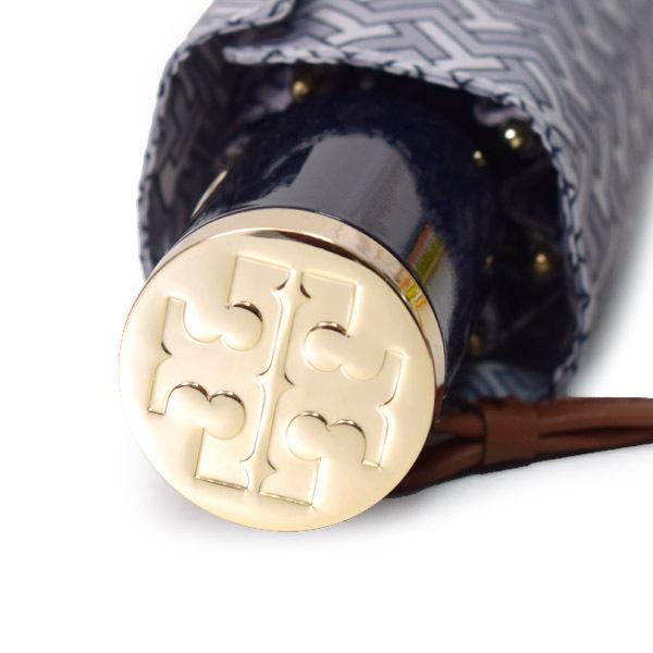 TORY BURCH（トリーバーチ） 傘 ポリエステル T ジグザグ プリンテッド