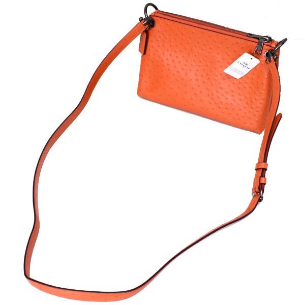 COACH（コーチ） バッグ オーストリッチエンボスレザー ミア ダブル 