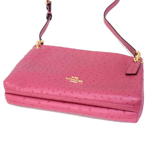 COACH（コーチ） バッグ オーストリッチエンボスレザー ミア ダブル 