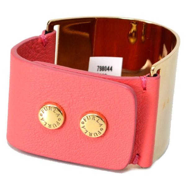 FURLA（フルラ） バングル メタル レザー アクセサリー ブレスレット 