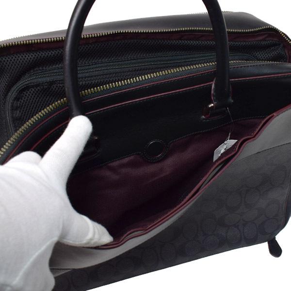 COACH（コーチ） メンズバッグ コーティングキャンバス カーフレザー