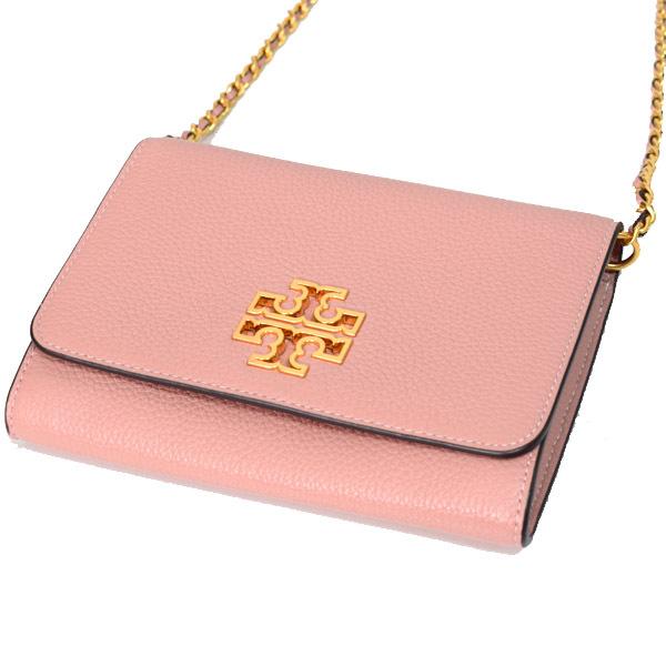 トリーバーチ バッグ TORY BURCH レザー ブリテン ロゴ チェーン