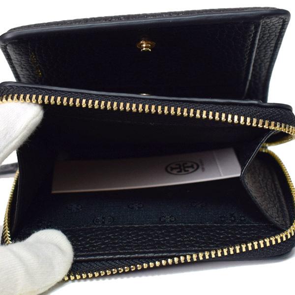 TORY BURCH トリーバーチ 財布 レザー シーア ロゴ バイフォールド 二  