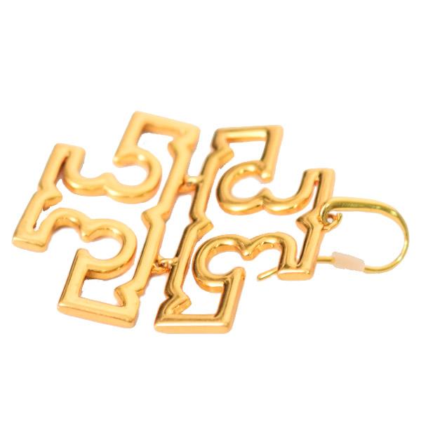 TORY BURCH（トリーバーチ） ピアス ブリテン ロゴ ロング ドロップ