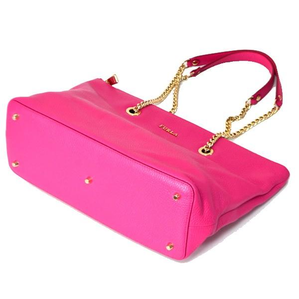 FURLA（フルラ） バッグ レザー チェーン ショルダー ハンドバッグ
