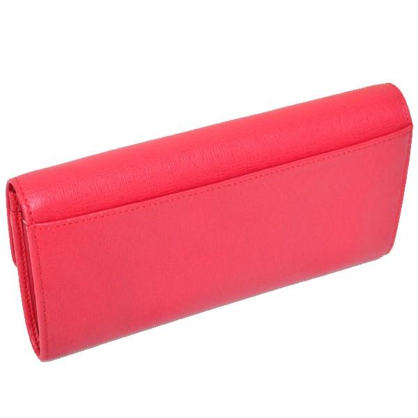 FURLA★フルラ★ジュリア★レッド FURLA（フルラ） 財布 ジュリア コーティング レザー スリム 長財布