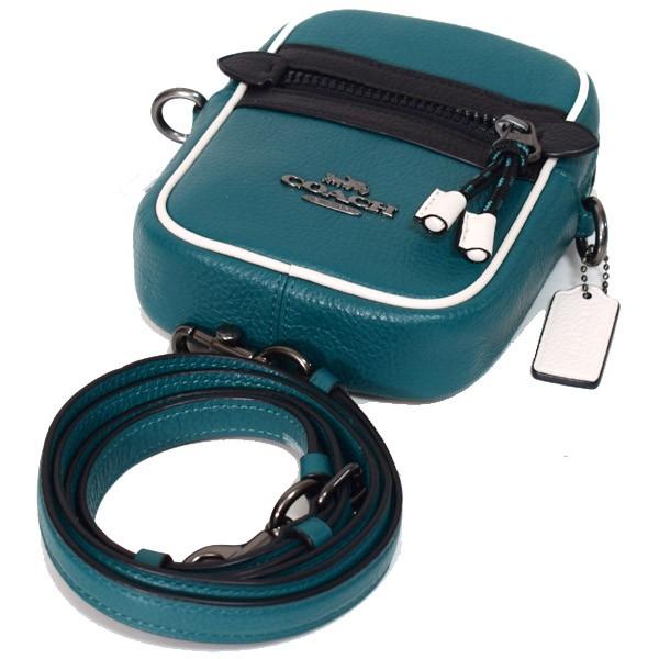 コーチ バッグ COACH ぺブルレザー ヴェイル フィービー カラーブロック クロスボディ 2way ショルダー 斜め掛け クラッチ バッグ ビリジアン 83267_2