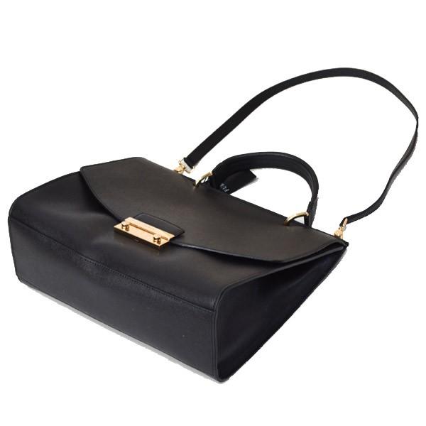 フルラ バッグ FURLA フルラ バッグ FURLA ジュリア サフィアーノ レザー 2wayショルダー トート ハンド バッグ ブラック 845003｜pike-st｜03