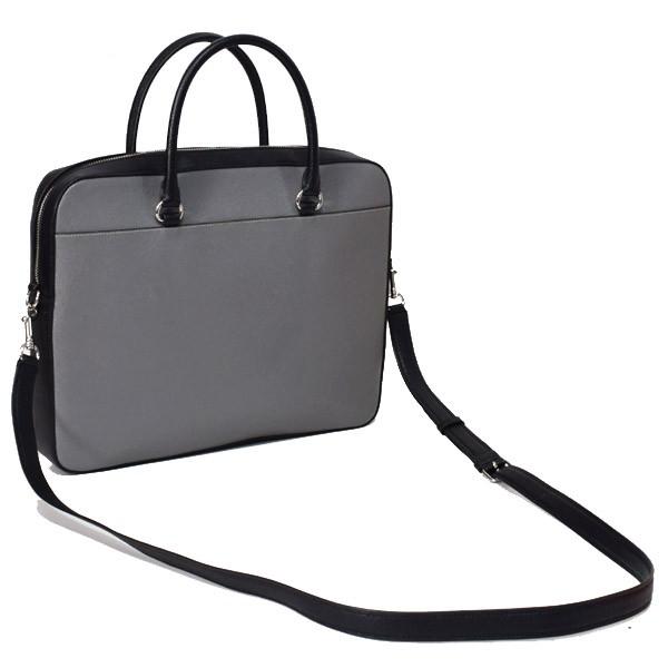 COACH レザービジネスバッグ 2WAY ショルダー付き COACH（コーチ） バッグ メンズ クロスグレインレザー カラーブロック