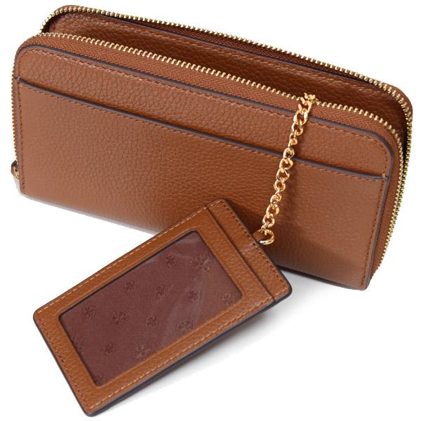 TORY BURCH（トリーバーチ） 長財布 レザー ロゴ ジップ 