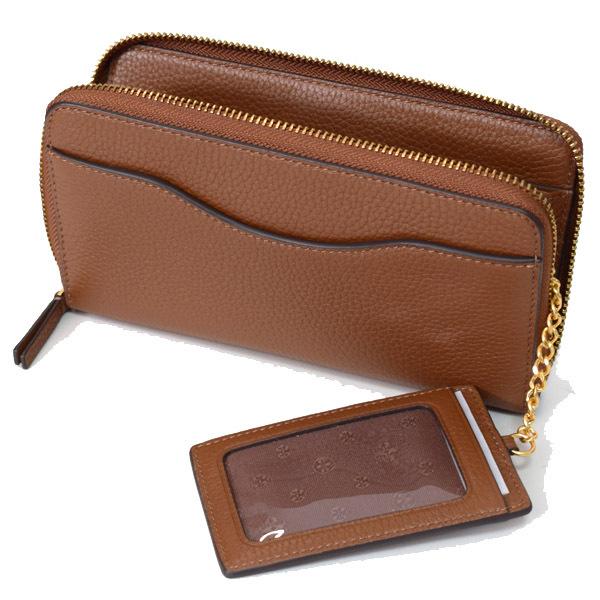 TORY BURCH（トリーバーチ） 長財布 レザー ブリテン ロゴ ジップ