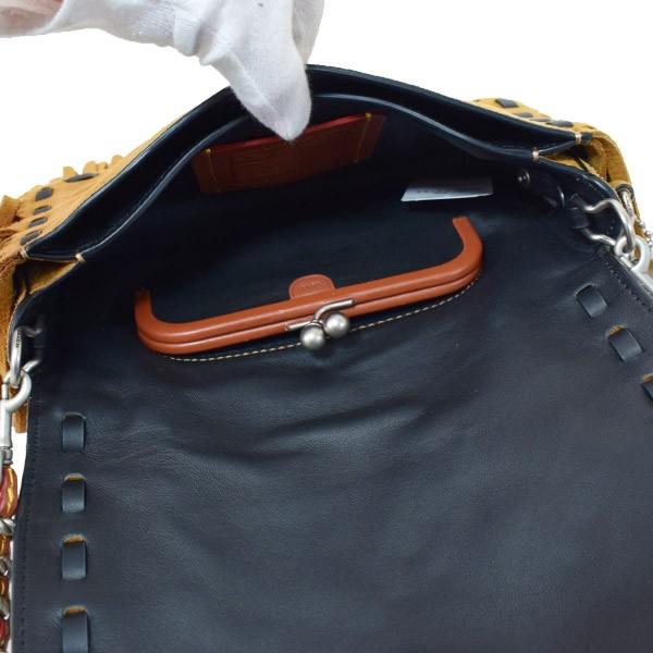 COACH（コーチ） バッグ スエード レザー フリンジ ディンキー