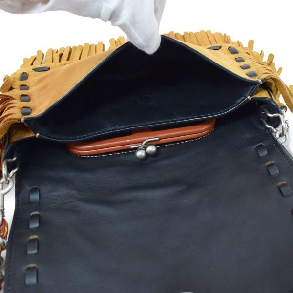 COACH（コーチ） バッグ スエード レザー フリンジ ディンキー