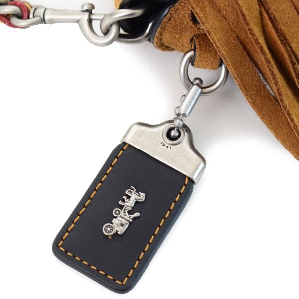 コーチ　クラッチバッグ　COACH キーホルダー付き　美品 COACH（コーチ） バッグ スエード レザー フリンジ ディンキー