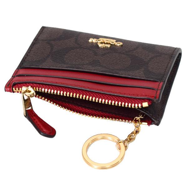 COACH（コーチ） 小銭入れ コーティングキャンバス スムースレザー