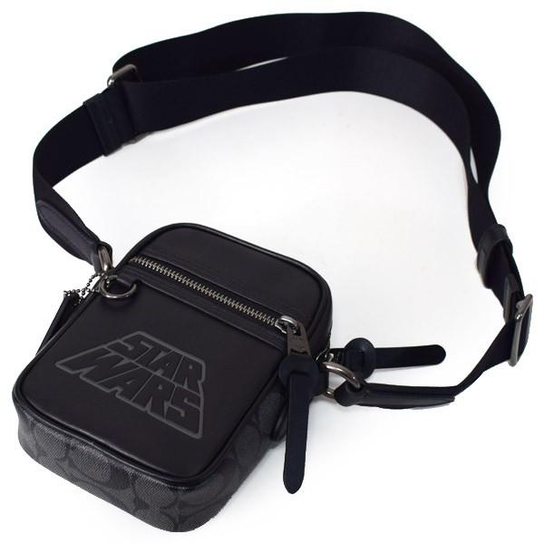 コーチ メンズバッグ Coach メンズ スムースカーフレザー コーティングキャンバス スターウォーズ シグネチャー ロゴ ショルダーバッグ ブラックマルチ 187 187 ブランド専門店 パイクストリート 通販 Yahoo ショッピング