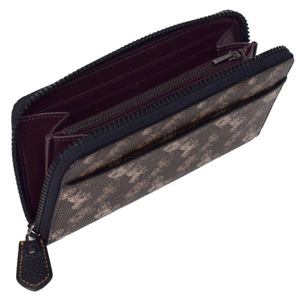 COACH（コーチ） 長財布 コーティングキャンバス レザー ホース