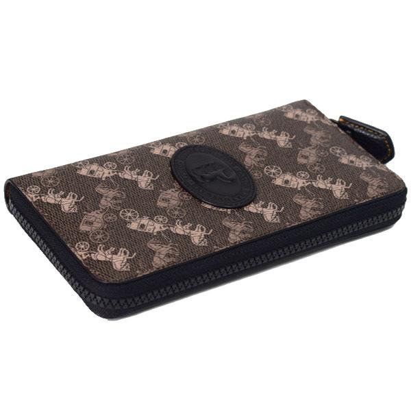 COACH（コーチ） 長財布 コーティングキャンバス レザー ホース