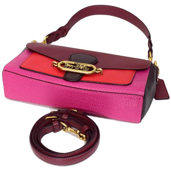 COACH（コーチ） バッグ ぺブルレザー スムースレザー カラーブロック 