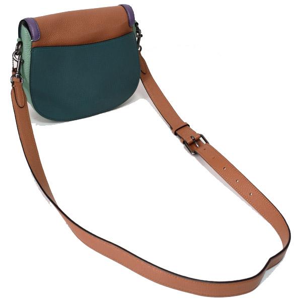 COACH（コーチ） バッグ ペブルレザー スムースレザー ジェイド カラー