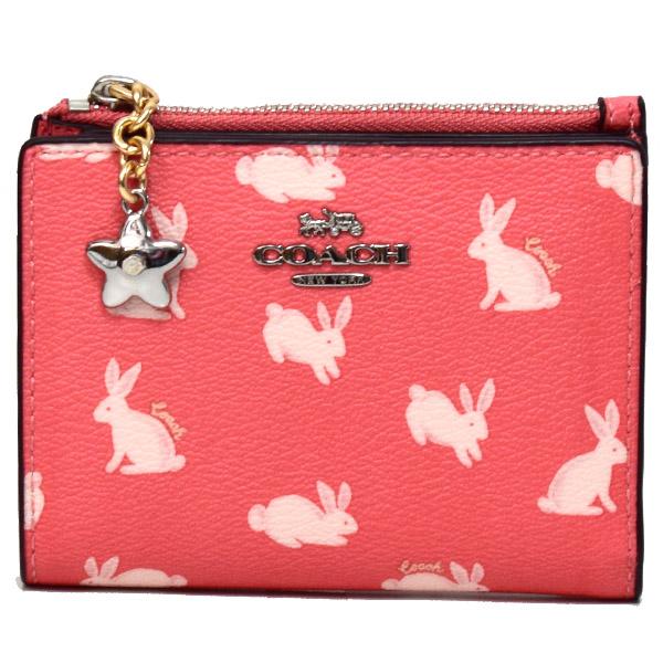 COACH（コーチ） 財布 コーティングキャンバス バニー うさぎ