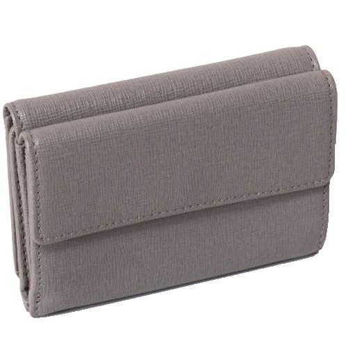 FURLA（フルラ） 財布 レザー コンパクト 三つ折り財布 グレージュ