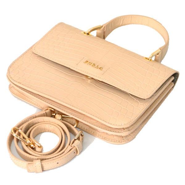 FURLA（フルラ） バッグ コーティング レザー クロコ エンボスド 2way