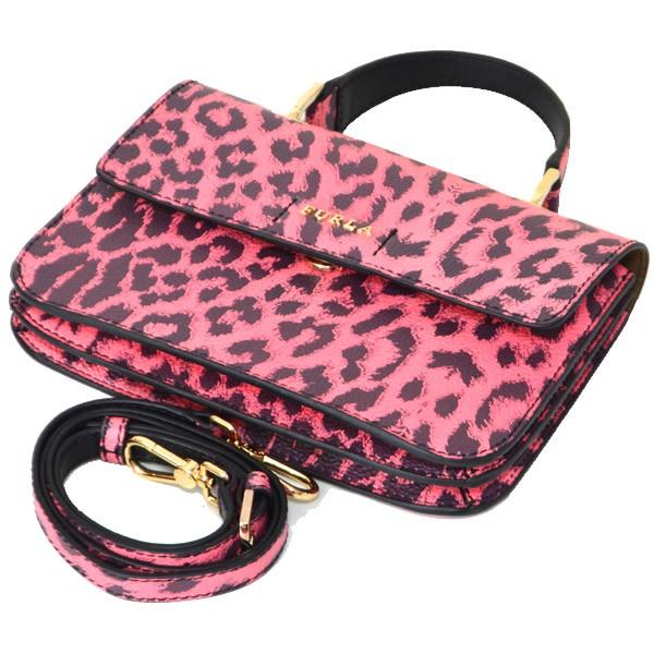 フルラ クロスボディバッグ レオパード柄 FURLA FURLA（フルラ） バッグ レオパード プリント レザー 2way クロス