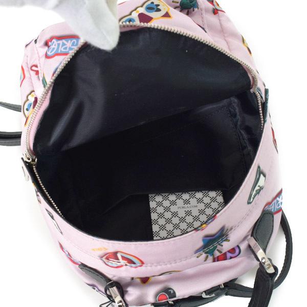 FURLA フルラ バッグ ナイロン レザー ファーヴォラ ハート アニマル 